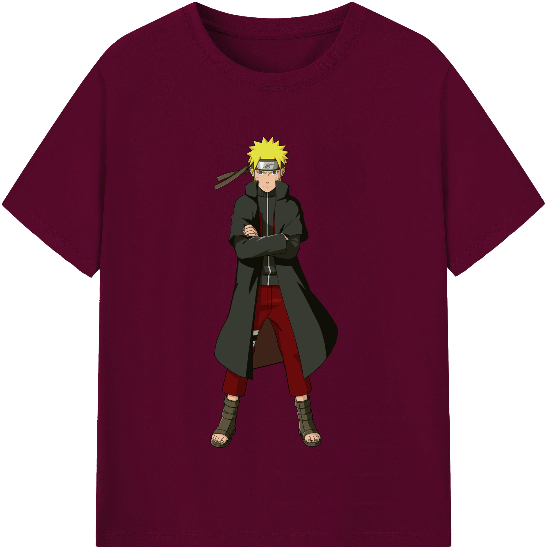 （画像用） NARUTO -ナルト- うずまき ナルト Uzumaki Naruto レディースカジュアルプリントTシャツ（綿100％）